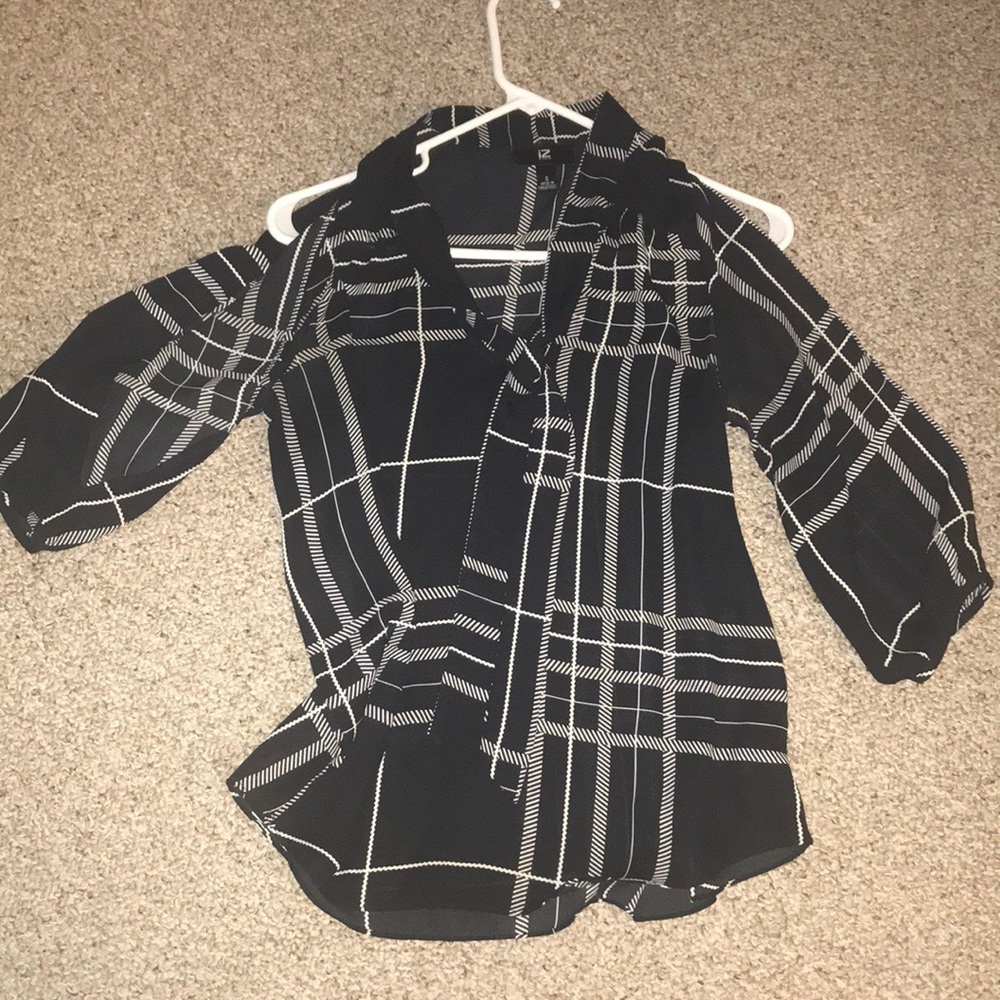 Iz Byer Cold Shoulder Blouse